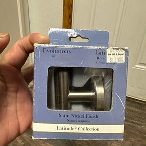 Gatco Fine Bathware Latitude2 Robe Hook 4295 Satin Nickel Finish